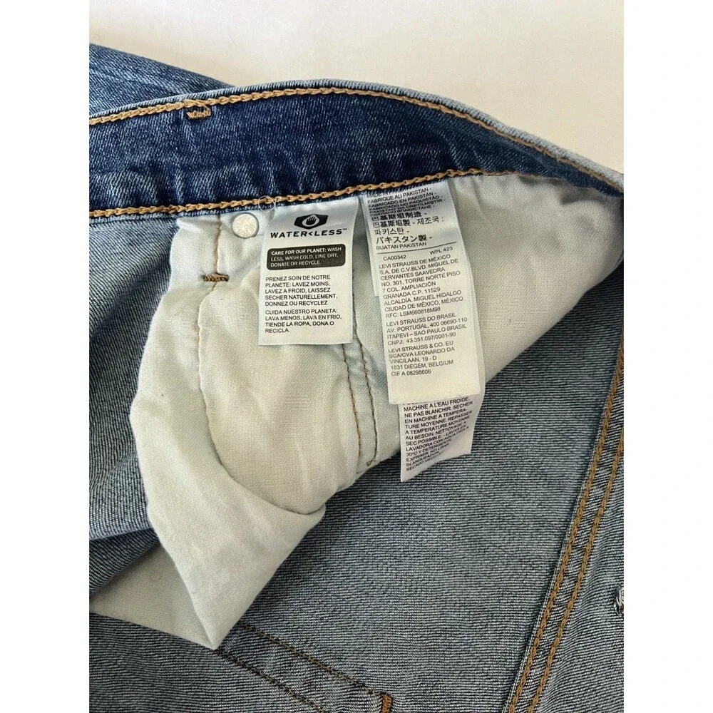 Levi's 541 Athletic Taper Jeans Men's 38x34 Dark Wash Stretch Denim Flex